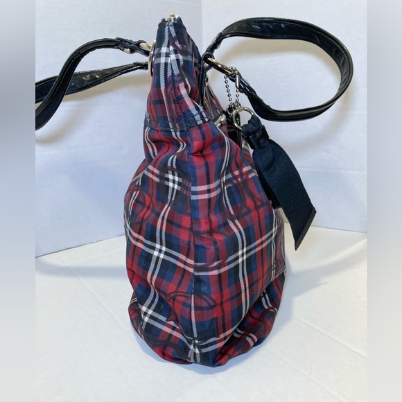 Coach Poppy Signature Tartan Glam Tote - Picture 3 of 16
